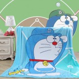 Print Cartoon Frozen Minions Doraemon Stitch Fannel Sleeping Blanket