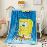 Print SpongeBob Thicken Blanket Sleeping Cape