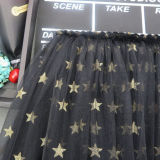 Kid Girl Gold Sequins Stars Tutu Skirt