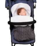 Newborn Baby Wrap Swaddle Knit Blanket Thick Fleece Sleeping Bag