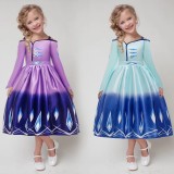 Toddler Girls Frozen 2 Elsa Off The Shoulder Princess Dress