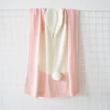 Cute Rabbit Knit Blanket For Kids