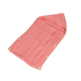 Newborn Baby Wrap Swaddle Knit Blanket Sleeping Bag