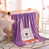 Print Flamingo Bear Rabbit Blanket Sleeping Cape