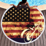 The American National Flag Cotton Beach Towel Blanket Table Cover Wall Hanging