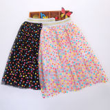 Kid Girl Rainbow Polka Dots Tutu Skirt