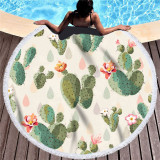 Prints Cactus Cotton Beach Towel Blanket Table Cover Wall Hanging