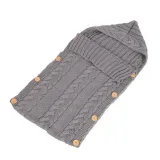 Newborn Baby Wrap Swaddle Knit Blanket Sleeping Bag