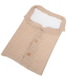 Newborn Baby Wrap Swaddle Knit Blanket Thick Fleece Sleeping Bag