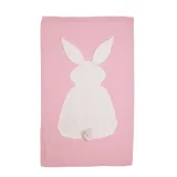 Cute Rabbit Knit Blanket For Kids
