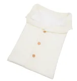 Newborn Baby Wrap Swaddle Knit Blanket Thick Fleece Sleeping Bag