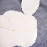 Cute Rabbit Knit Blanket For Kids