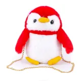 Cute Plush Stuffed Penguin Crossbody Shoulder Bag for Toddlers Kids
