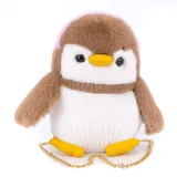 Cute Plush Stuffed Penguin Crossbody Shoulder Bag for Toddlers Kids