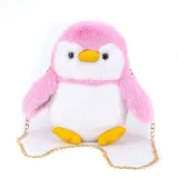 Cute Plush Stuffed Penguin Crossbody Shoulder Bag for Toddlers Kids