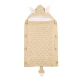 Newborn Baby Wrap Swaddle Knit Blanket Thick Fleece Cute Fox Sleeping Bag