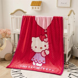 Print Rainbow Hello Kitty Thicken Blanket Sleeping Cape