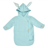 Newborn Baby Wrap Swaddle Knit Blanket Rabbit Sleeping Bag