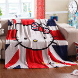 Print Hello Kitty Fannel Sleeping Blanket