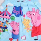 Toddler Girls Print Pig Hearts Sleeveless A Line Dress
