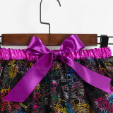 Toddler Kid Girl Prints Halloween Color Matching Tutu Skirt