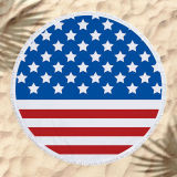 The American National Flag Cotton Beach Towel Blanket Table Cover Wall Hanging