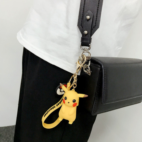 Yellow Key Chain Bag Decoration