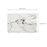Waterproof Placemat Anti-skid Insulation High Temperature Marble Stripe Mat