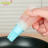 Silicone Oil Bottle Liquid Oil Barbecue Tool BBQ Basting Pancake Baking Brush