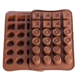 Silicone Mold Chocolate Fondant DIY Candy Bar Mould Cake Decoration Molds Tools