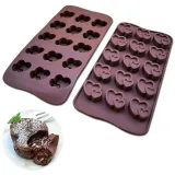 Silicone Mold Chocolate Fondant DIY Candy Bar Mould Cake Decoration Molds Tools