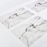 Waterproof Placemat Anti-skid Insulation High Temperature Marble Stripe Mat