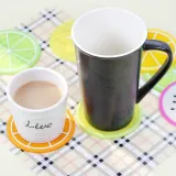 Waterproof Heat-insulated Fruit Silicone Coaster Cup Bowl Placemat