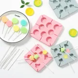 Silicone Shapes Fruits Animals Dinosaurs Hallows Lollipop Candy Chocolate Molds
