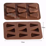 Silicone Mold Chocolate Fondant DIY Candy Bar Mould Cake Decoration Molds Tools