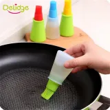 Silicone Oil Bottle Liquid Oil Barbecue Tool BBQ Basting Pancake Baking Brush