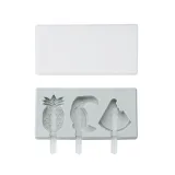 Silicone Shapes Fruits Animals Dinosaurs Ice Cream Molds Wich Cap Stick