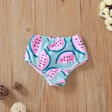 Baby Toddle Girls Tassels Bikini Prints Watermelons Shorts Swimwear Sets 0-2 Years