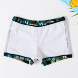 Dad and Boys Prints Jungle Cheetah Swimwear Trunks Swim Boxer Shorts