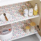 2M Prints Flamingos Kitchen Stickers Oil-proof Waterproof Table Mat Placemat