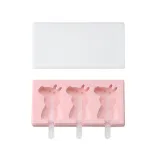Silicone Shapes Fruits Animals Dinosaurs Ice Cream Molds Wich Cap Stick