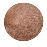 Round Hollow Out Waterproof Insulation Non-Slip PVC Placemats For Dining Table Mats