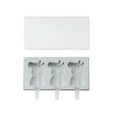 Silicone Shapes Fruits Animals Dinosaurs Ice Cream Molds Wich Cap Stick
