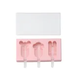 Silicone Shapes Fruits Animals Dinosaurs Ice Cream Molds Wich Cap Stick