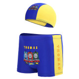 Kid Boys Print Thomas Train Swimwear Trunks Swim Boxer Shorts