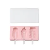 Silicone Shapes Fruits Animals Dinosaurs Ice Cream Molds Wich Cap Stick