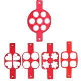 Silicone 4 Hole DIY Pancake Maker Bake Cake Mold Kids Mini Egg Tools Baking Kitchen Accessories Silicone forms mold baking tools