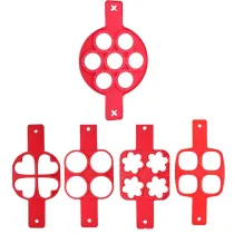Silicone 4 Hole DIY Pancake Maker Bake Cake Mold Kids Mini Egg Tools Baking Kitchen Accessories Silicone forms mold baking tools