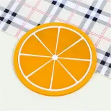 Waterproof Heat-insulated Fruit Silicone Coaster Cup Bowl Placemat