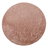 Round Hollow Out Waterproof Insulation Non-Slip PVC Placemats For Dining Table Mats